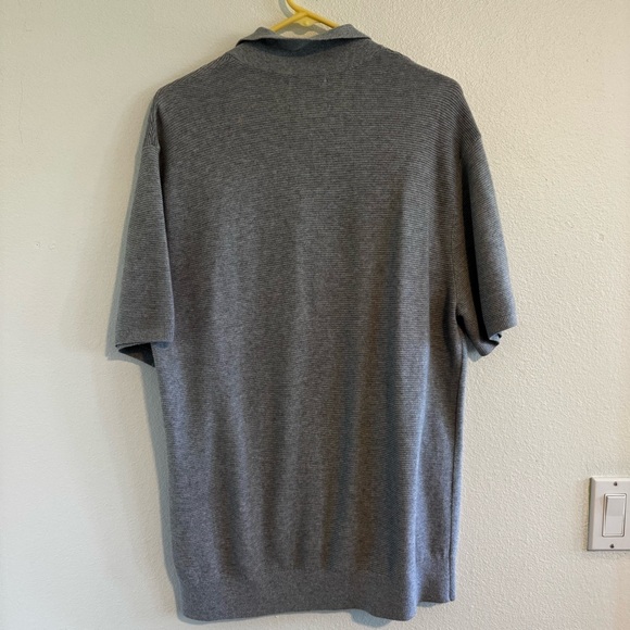 Old Navy Men's Gray Polo Shirt Size Large - Picture 4 of 6